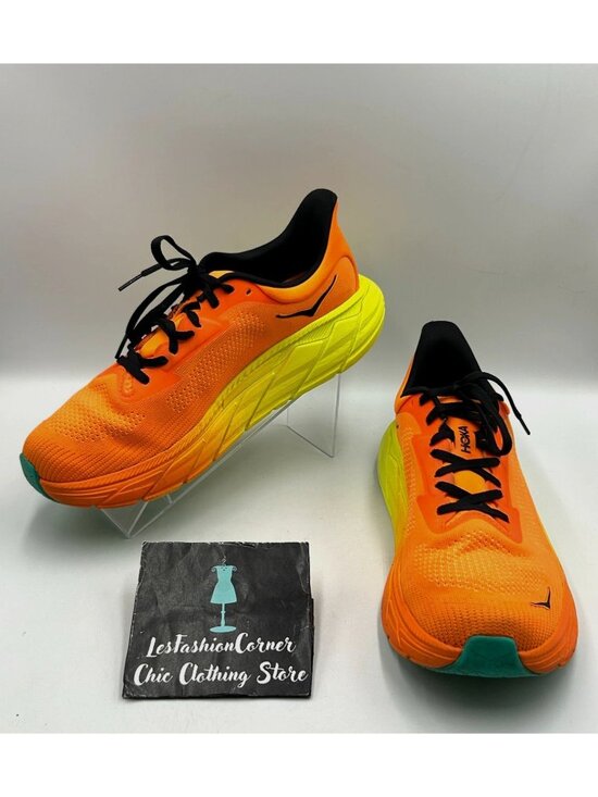 Hoka One One Other - Hoka One One Men’s Orange Yellow Mesh Arahi 7 Running Shoes Size 11 3515